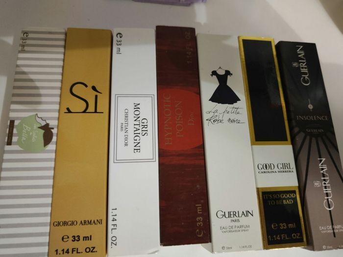 Lot de 7 parfums neufs