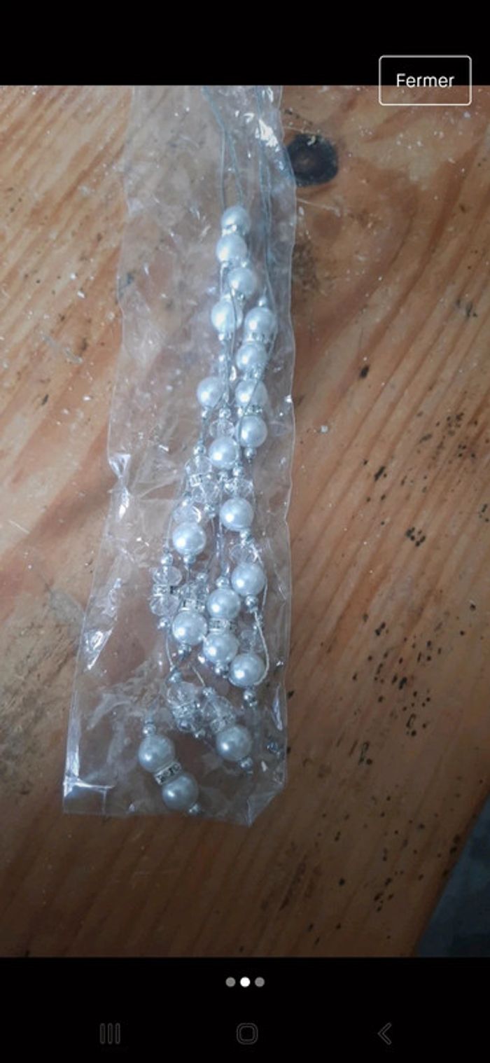 Lot collier et boucle d'oreille chic assorti - photo numéro 2