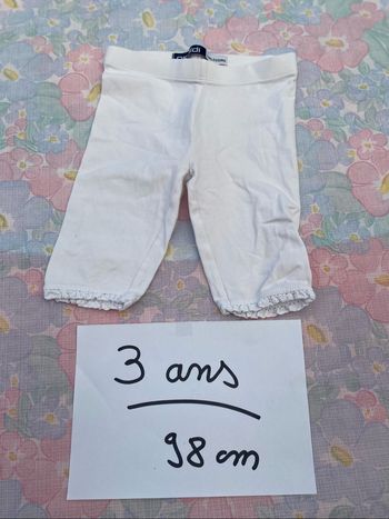 Legging bermuda corsaire, 3/4 cycliste 3 ans