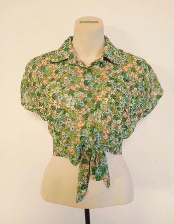 Magnifique chemise croc top fleurie 🌸 