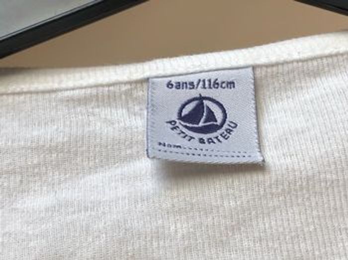 Gilet blanc fille 6 ans Petit bateau - photo numéro 2