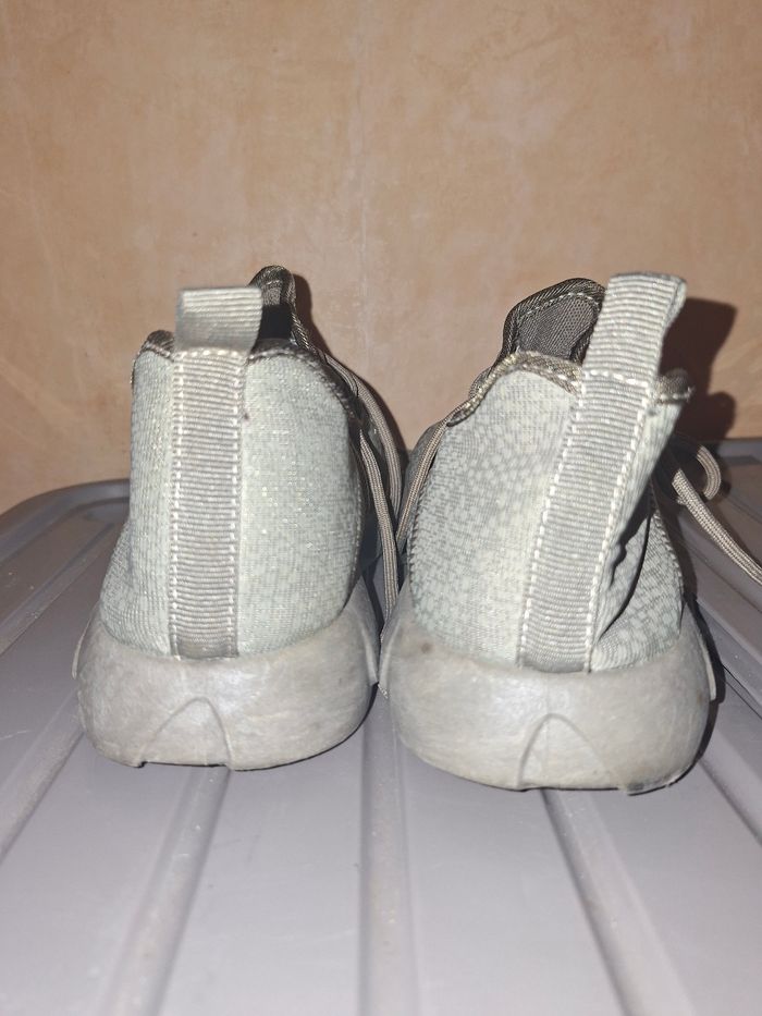 Chaussures de Sport/Ville "Hipps" - Maille Respirante - Taille 38 - Confortables (Kaki - photo numéro 3