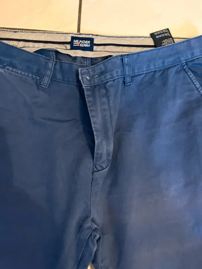 Pantalon chino bleu 48