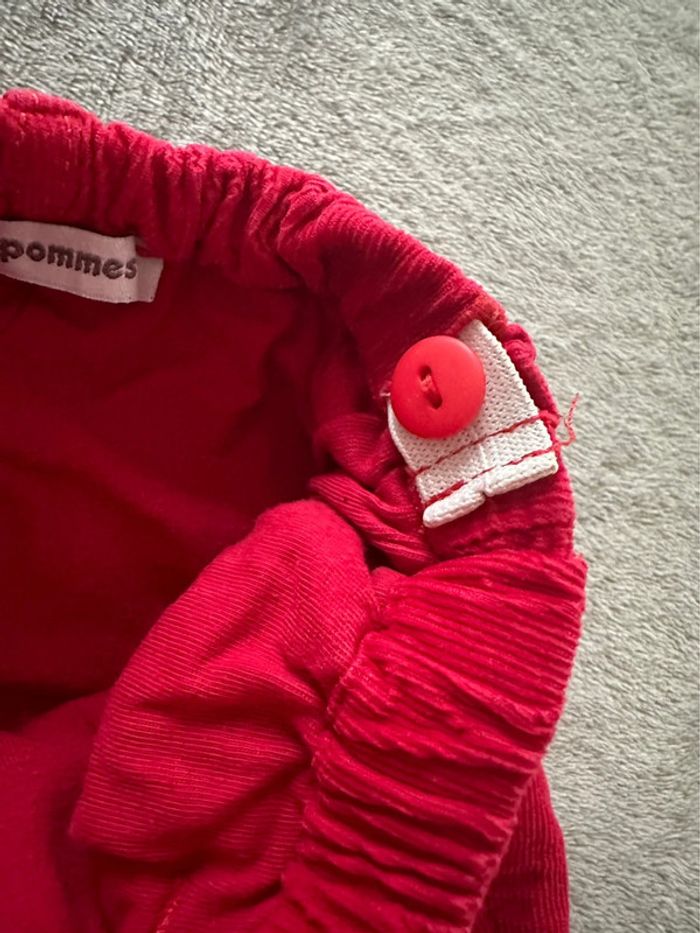Pantalon doublé en velours côtelé - 6 mois - 3pommes - photo numéro 3