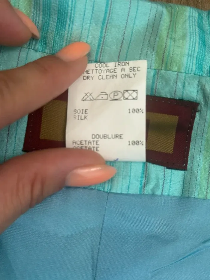 Blazer Renato Nucci – 100 % soie – Taille 38 - photo numéro 7