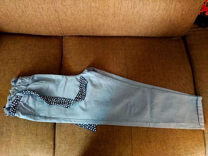 Pantalon fille bleu orchestra 12 ans taille élastique. - photo numéro 5