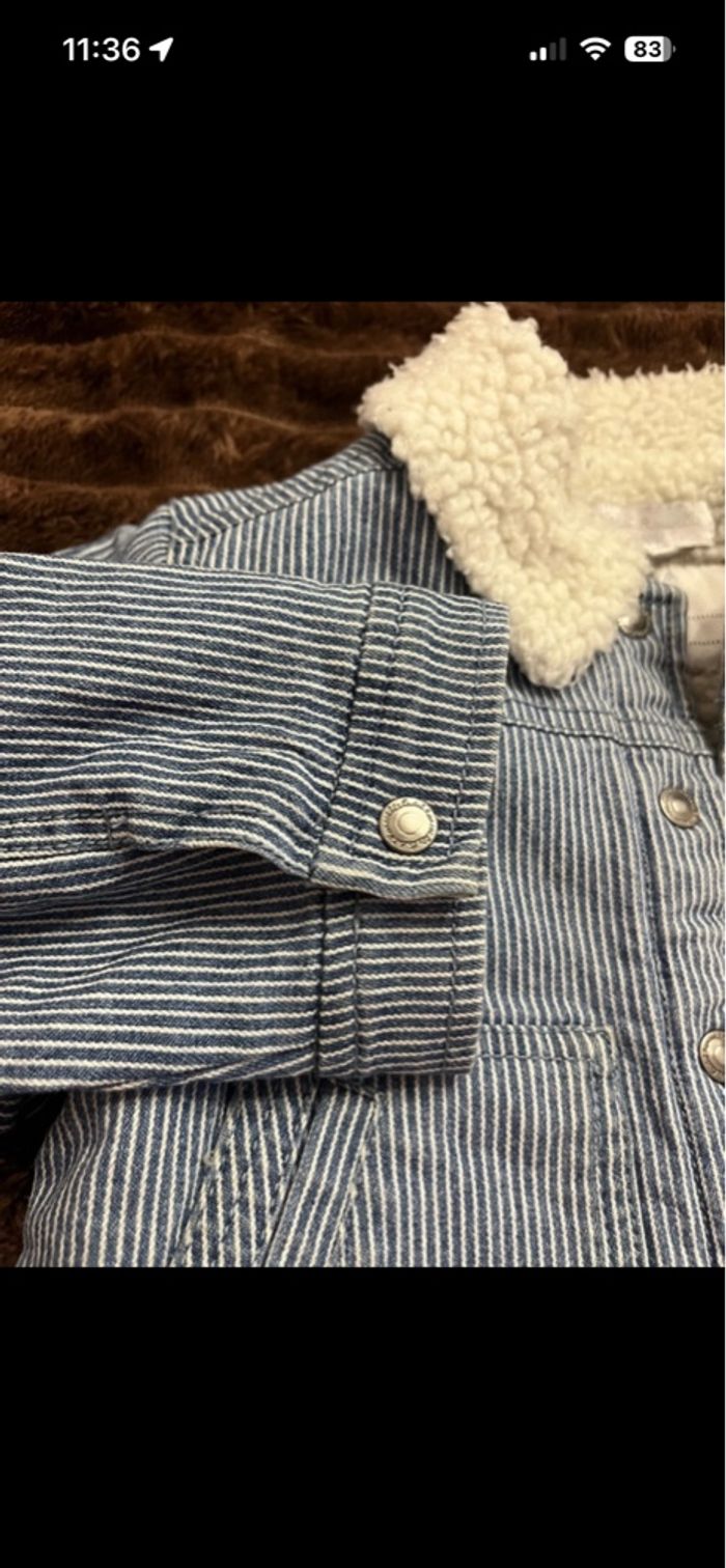 Veste en jean bébé cadet Rousselle - photo numéro 4