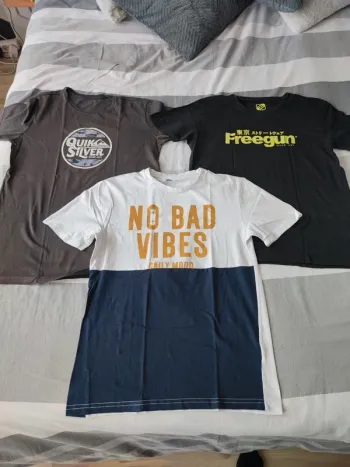 Lot 3 t-shirts garçon taille 14 ans
