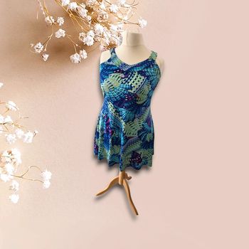 Robe bleue fluide Coline – Taille S – Matière très légère
