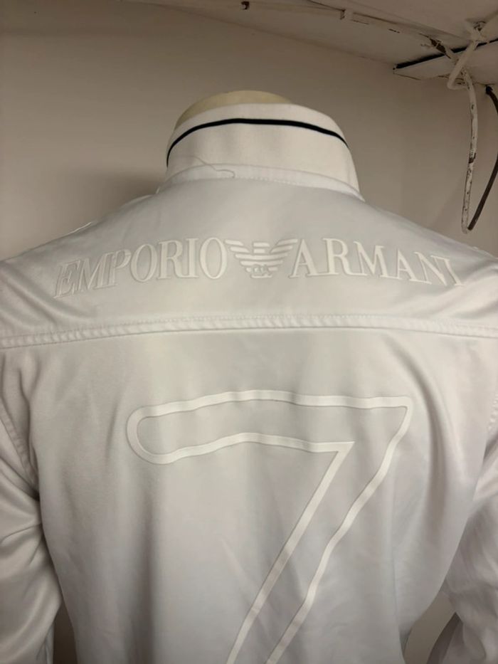 Veste Emporio Armani blanche - Taille M - Logo holographique - Excellent état - photo numéro 10