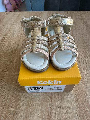 Sandalettes Kokin dorées