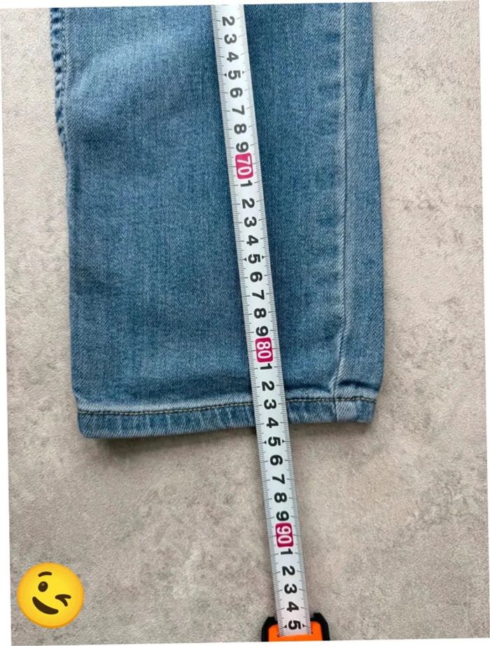 Jeans Levi's 514 W26 FR36 L27 coupe droite bleu Femme women pan697b - photo numéro 5