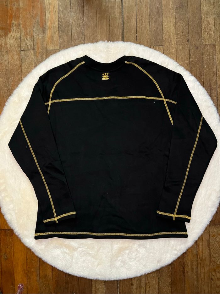 Sweat corteiz noir/jaune neuf sans étiquette taille M - photo numéro 2