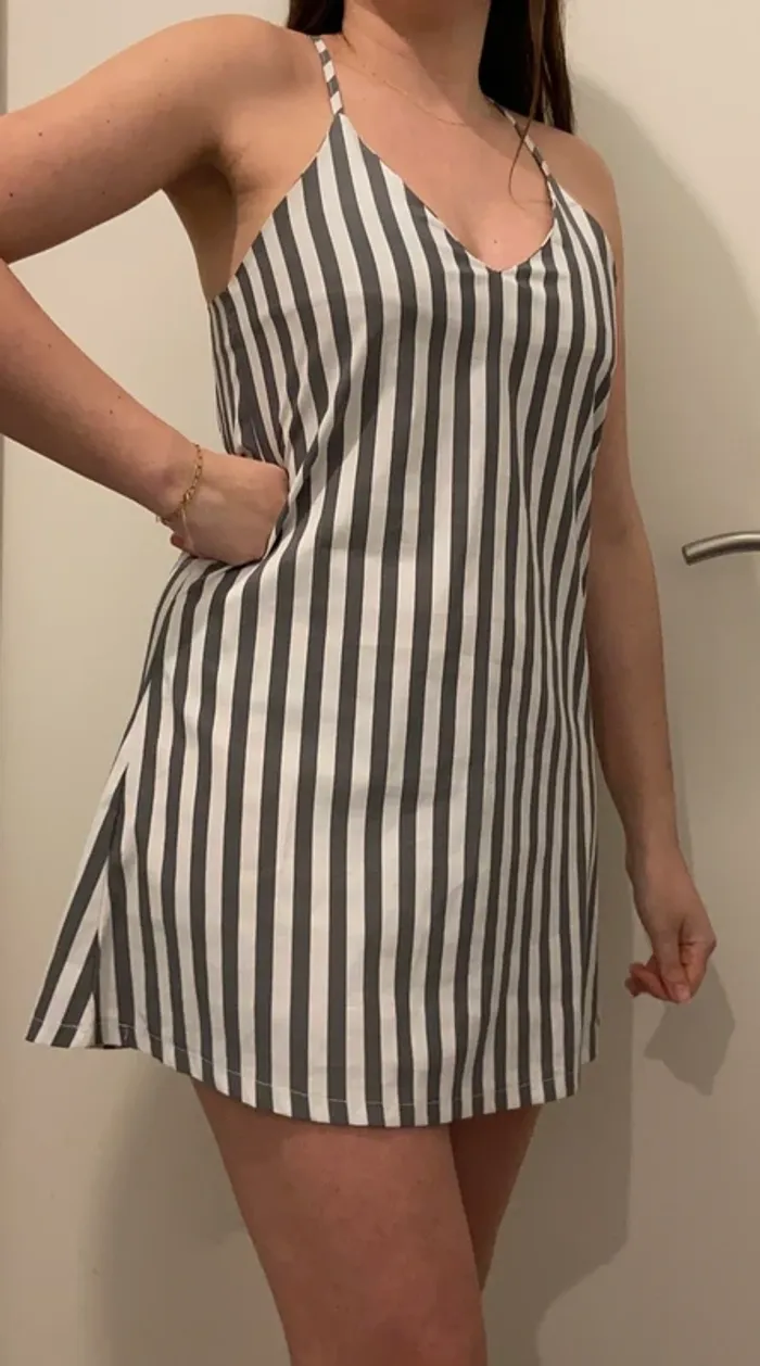 Robe à rayures