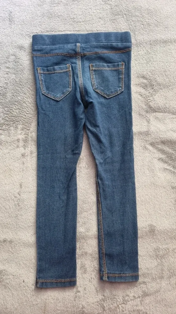 Jeggings bleu taille 5 ans kiabi - photo numéro 5