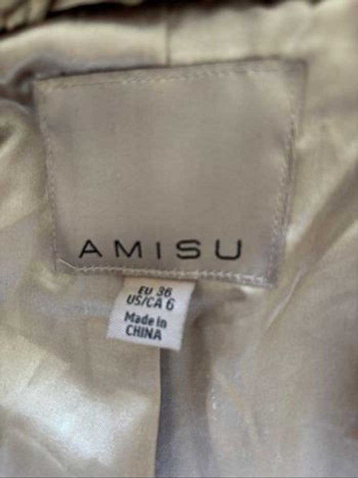 Manteau en moumoute beige - photo numéro 5