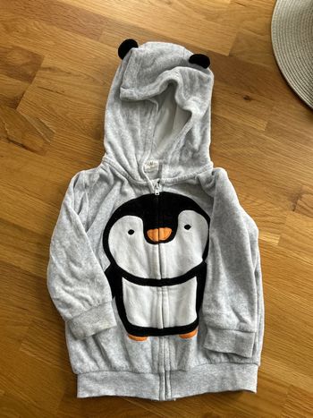 H&M - Gilet motif pingouin - 9/12mois