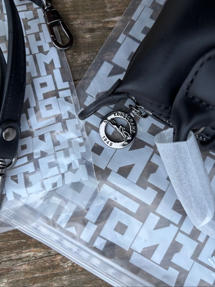Sac Longchamp XS - Cuir - Noir - photo numéro 6