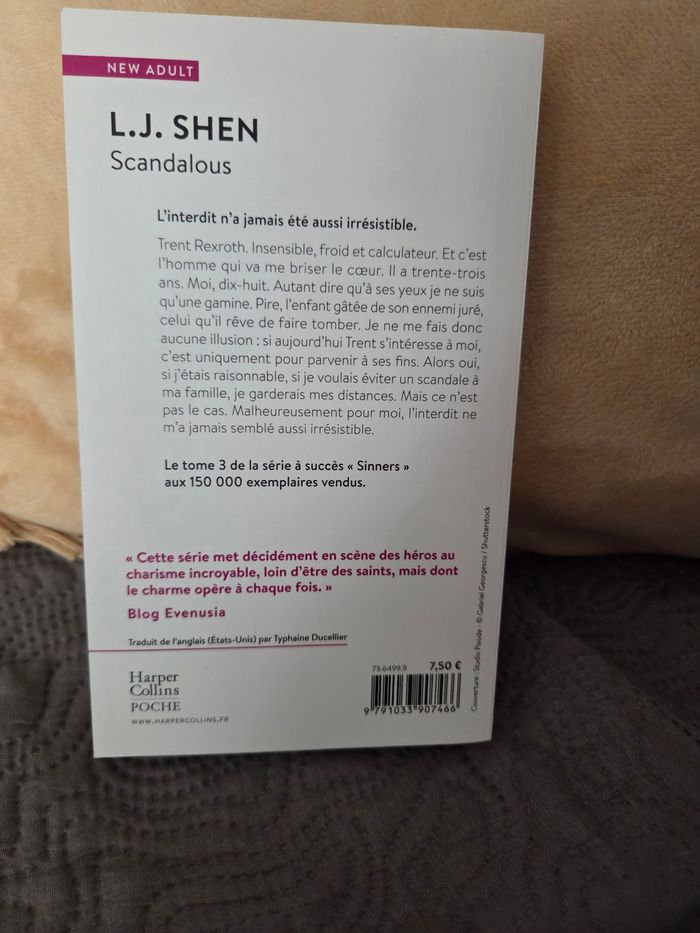Livre de poche scandalous L.J shen - photo numéro 2