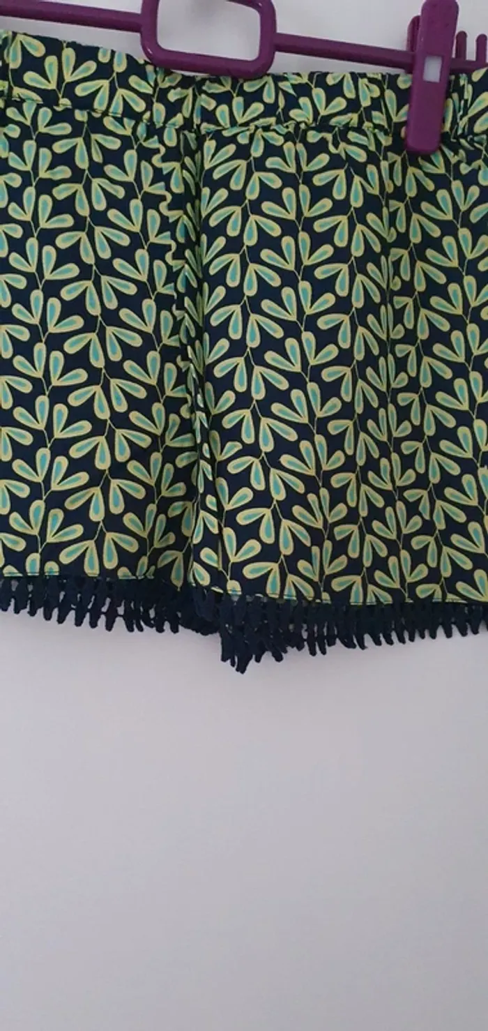 Short à motif feuille - photo numéro 2