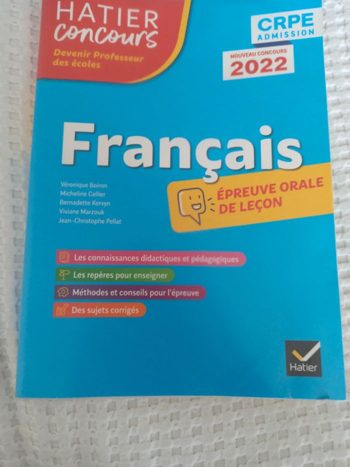 CRPE Oral leçon français