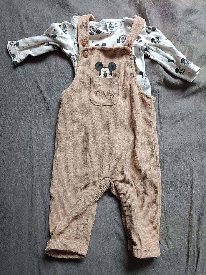 Ensemble salopette + body