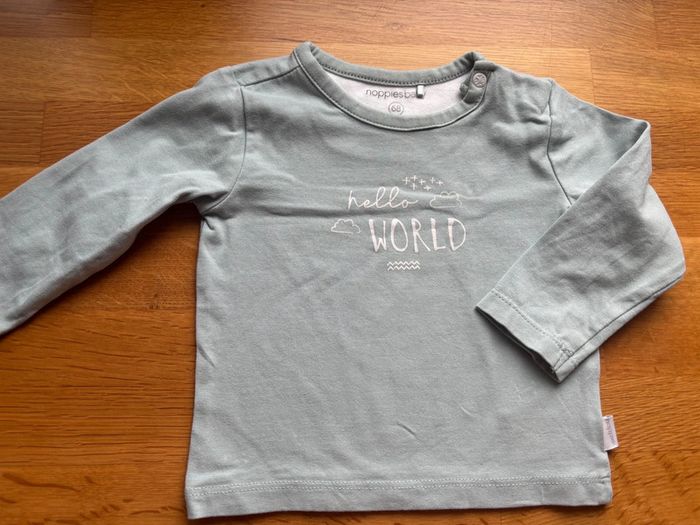 T-shirt ML noppies 6 mois garçon