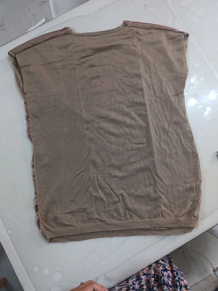 Top marron glacé taille M/L - photo numéro 2
