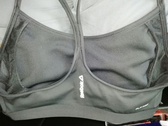BRASSIÈRE de SPORT REEBOK T. L neuve Noir - photo numéro 4