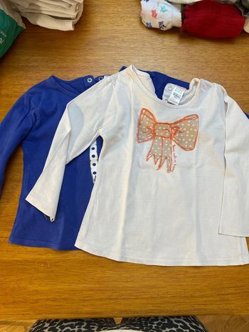 Lot 2 t-shirt manches longues