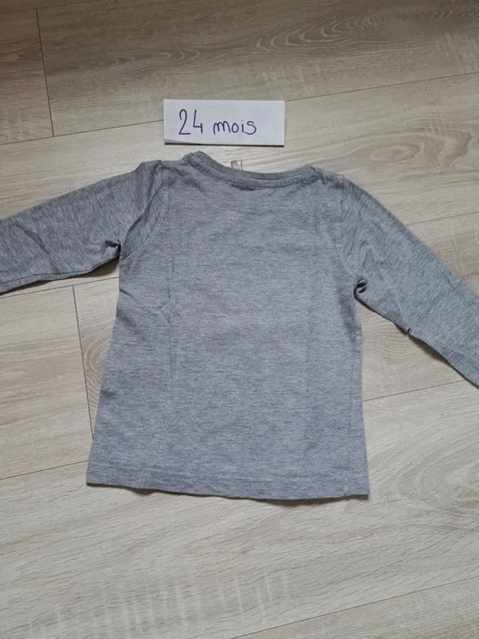 T-shirt manches longues 24 mois - photo numéro 2