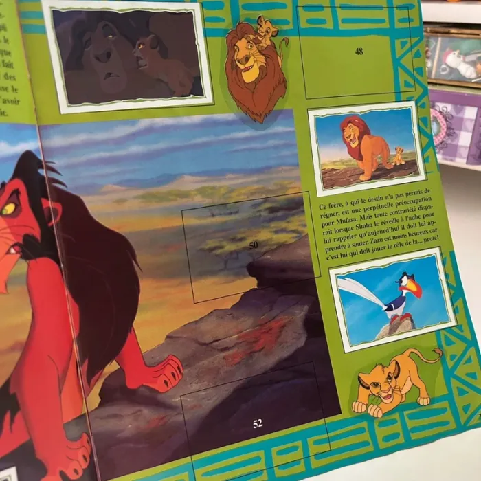 Album panini le roi lion vintage - photo numéro 5