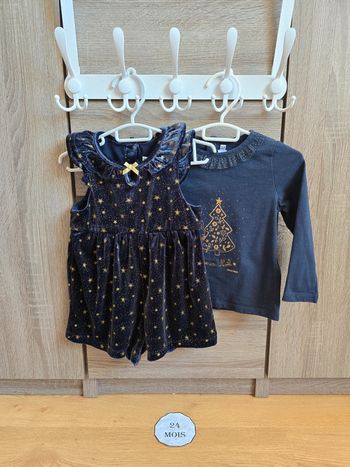 Vêtement Bébé Fille - Ensemble Combishort - Sergent Major - 24 mois 86 cm