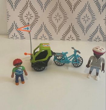 Playmobil 70601 cycliste et maman