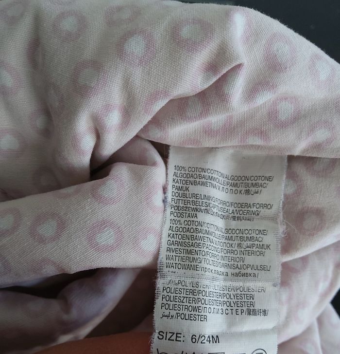 Gigoteuse rose pâle Kitchoun 6-24 mois - photo numéro 4