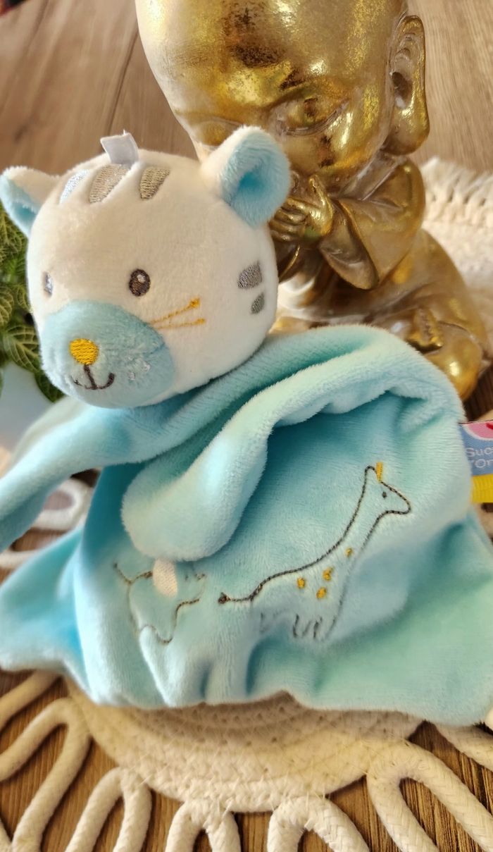 Doudou Lange Chat Sucre d'orge - photo numéro 5