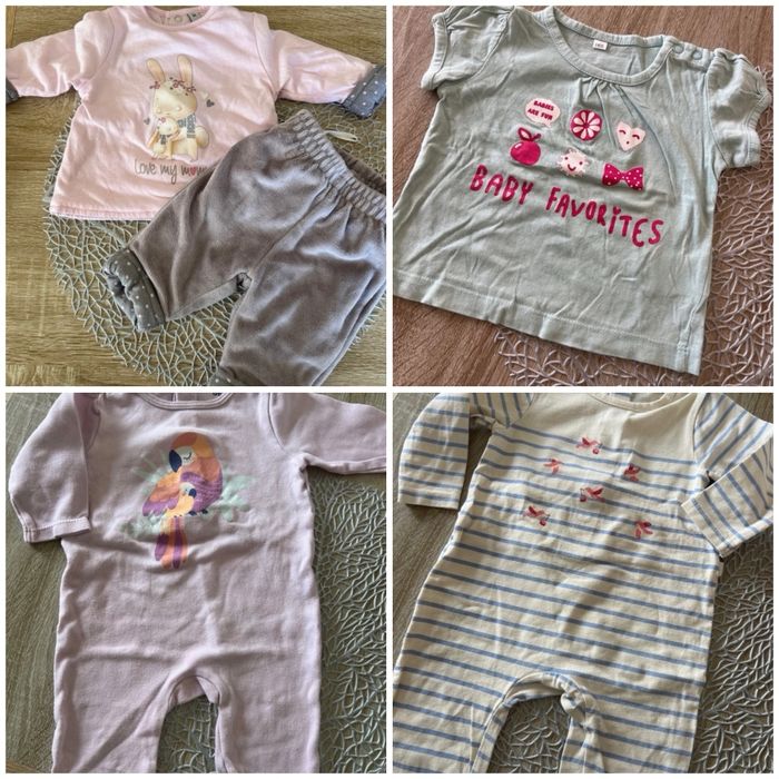 Lot vêtement bébé fille 1mois.
