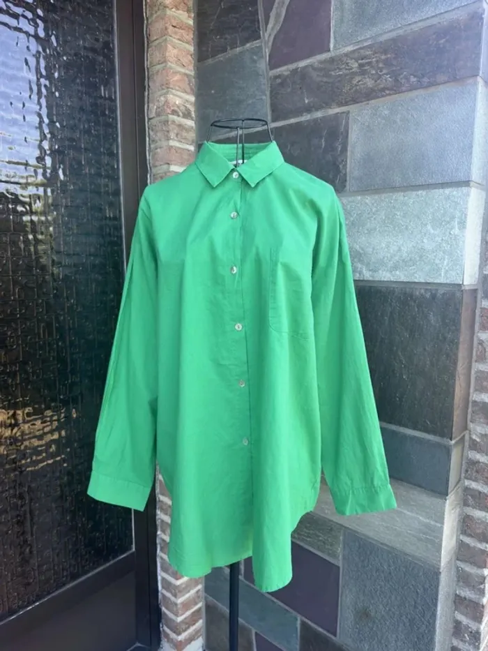Chemise verte Musy Muse Taille L / 40 - photo numéro 2