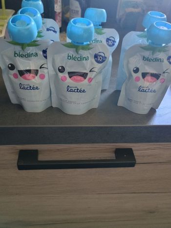 Gourdes lactées bledina
