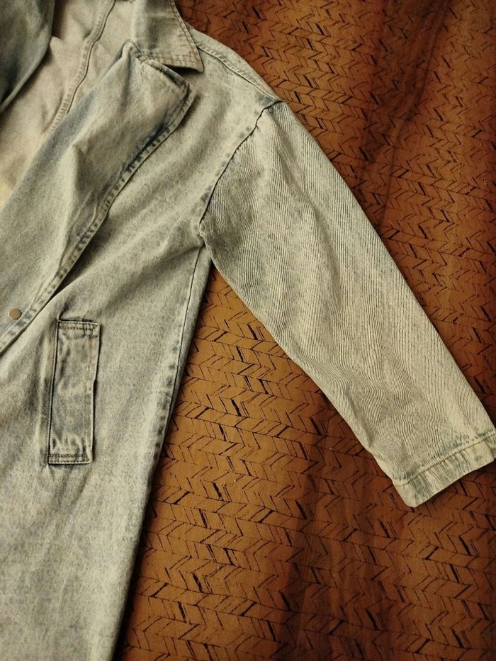 Longue veste en jean - photo numéro 4