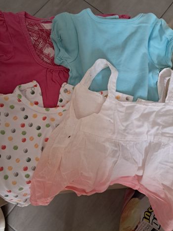 Lot de 4 tee shirts 6 mois