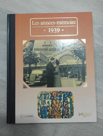 Livre les années mémoire 1939