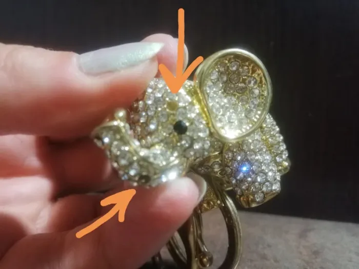 Porte-clés éléphant - photo numéro 8