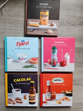 Lot de mini livres de recettes divers