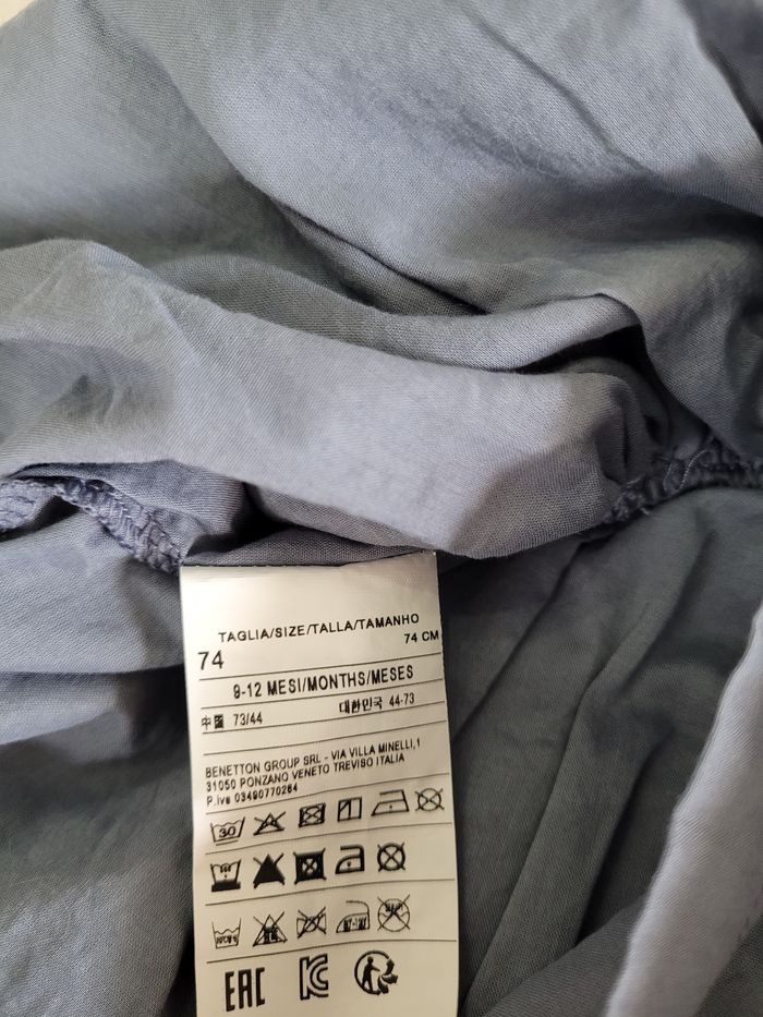 Robe benetton 9-12 mois 74 cm - photo numéro 3