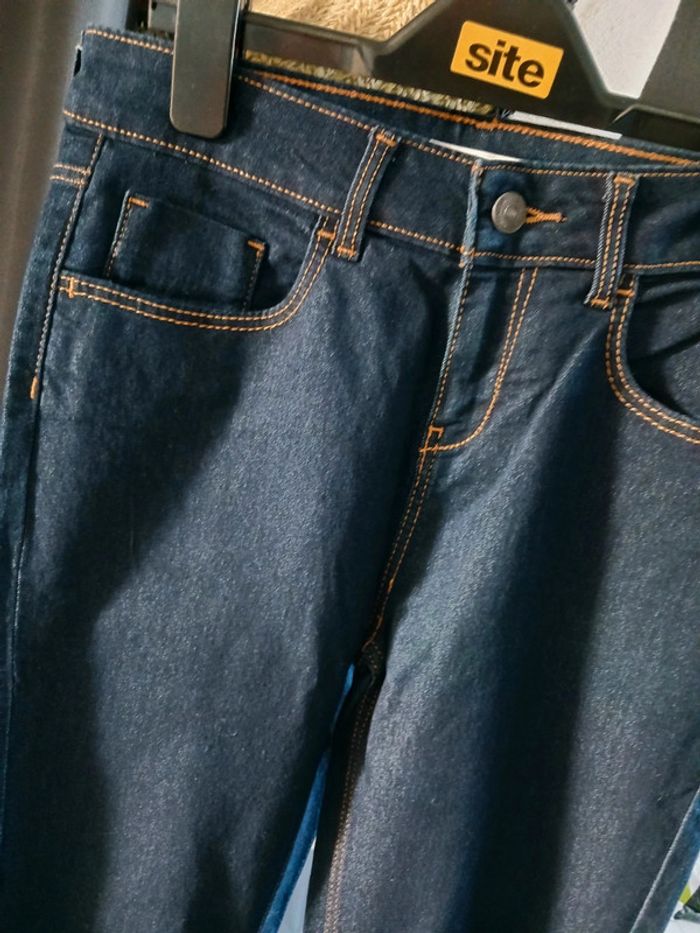 Skinny extensible bleu marine - photo numéro 2