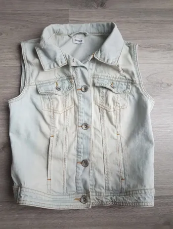 Veste en jeans sans manches