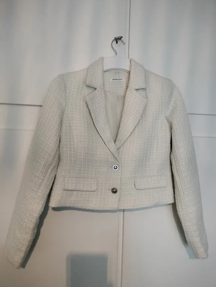 Veste blazer blanche - photo numéro 2