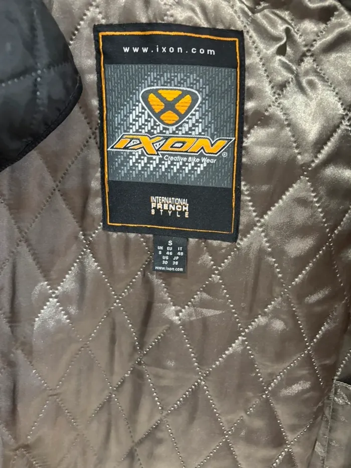 Veste moto homme tout cuir IXON - photo numéro 4
