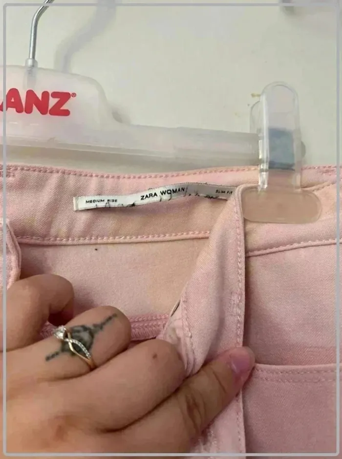 Jean rose  zara  taille  38 - photo numéro 3